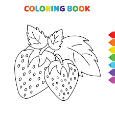 You can find and choose with your preschooler your favorite coloring pictures like a cute kitty cat, dino, teddy bear and. Coloring Fruits Kids Stock Illustrations 286 Coloring Fruits Kids Stock Illustrations Vectors Clipart Dreamstime