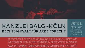 Ist nur ein einzelner vorwurf unzutreffend, ist die ganze abmahnung unwirksam und der arbeitnehmer hat einen anspruch auf entfernung der abmahnung aus seiner personalakte. Arbeitsrecht Fristlose Kundigung Abmahnung Rechtsanwalt Fur Arbeitsrecht Koln