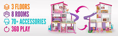 ¡cuando la imaginación de los jóvenes se traslada a la barbie dreamhouse, convierten esta increíble casa de muñecas en un espacio de ensueño! Amazon Com Barbie Casa De Los Suenos Toys Games