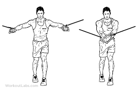 Standing Cable Crossover Press Flyes Best Chest Workout