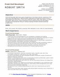 Quantify the bullet points on your resume applying for front end developer positions can be incredibly stressful and demoralizing. Front End Developer Resume Samples Qwikresume