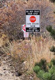 This sign on the side of Colorado state route 103 : roddlyterrifying