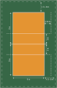 Volleyball court dimensions | Volleyball Court Measurement In Meters