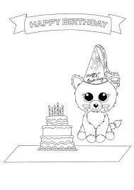 We have chosen the best beanie boo coloring pages . Beanie Boo Coloring Pages Birthday Cat Free Downloadable Sheets Birthday Coloring Pages Happy Birthday Coloring Pages Beanie Boo Birthdays