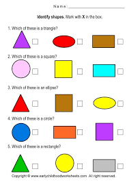 We have a wide selection of worksheets on 2d shapes, including symmetry worksheets, naming 2d shapes, shape riddles and puzzles, and sheets about the properties of 2d shapes. Identify Shapes Worksheets Worksheet 3 Shapes Worksheet Kindergarten Shapes Worksheets Kindergarten Worksheets