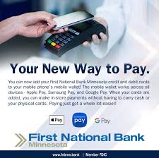 First national bank apple pay. First National Bank Minnesota Inicio Facebook