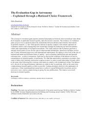 Black star sessions with felisha fury. Pdf The Evaluation Gap In Astronomy Explained Through A Rational Choice Framework