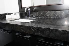 Black And White Granite Countertops Black And White Granite Countertop Black Cabinet Black Mirror Border Undermount Sink Stainless Steel White Granite Countertops White Granite Marble Countertops