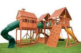 Ultimate Imagination Wooden Playset Backyard Playset Backyard Adventure Wooden Playset