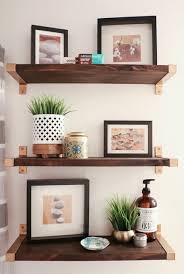 Hack It Walnut And Gold Shelves A Kailo Chic Life Home Decor Hacks Gold Shelves Ikea Wall Shelves