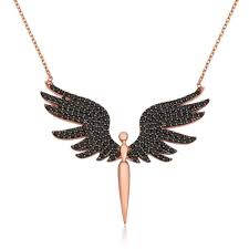 925 Ayar Gumus Mikail Melegi Kolye 169 90 Tl Yerine Sadece 139 90 Tl 1 3 9 9 0 Ucretsiz Kargo Urun Kodu Handmade Pendants Black Jewelry Pendant