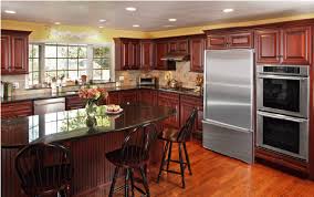 White kitchen cabinet black granite countertop island. What Granite Countertop Color Looks Best With Cherry Cabinets