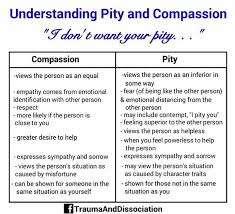 Compassion Vs Pity Emotions Compassion Quotes
