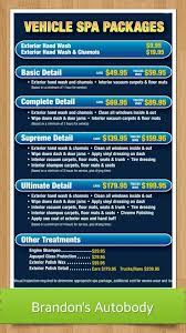 Detailing Price List Car Detailing Detailing Price List Car Wash Prices