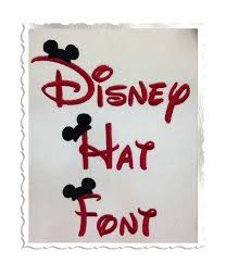 3 95disney Style Mouse Ear Hat Machine Embroidery Font Alphabet Embroidery Fonts Embroidery Designs Embroidery