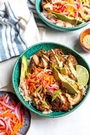 Korean Veggie Burger Bowls With Yum Yum Sauce Recipe Veggie Burger Lunch Recipes Healthy Korean Veggies