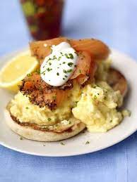 Smoked Salmon And Scrambled Eggs Fish Recipes Jamie Oliver Recipes Recipe Jamie Oliver Recipes Smoked Salmon Delicious Breakfast Recipes