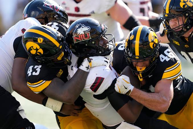 Northern Illinois outclassed in 40-0 loss to No. 22 Iowa