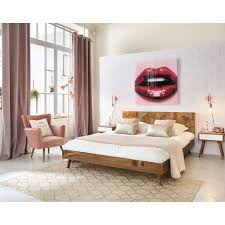 Egal ob möbel, dekoration oder kochzubehör, wähle aus über 5.000 marken, versandkostenfrei ab 30 €. Vintage Bett Aus Massivem Sheesham Holz 180x200 Quadra Maisons Du Monde