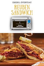 Air fryers use hot air to fry foods. Reuben Sandwich Reuben Sandwich Cooking Corned Beef Emeril Air Fryer
