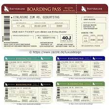 Ergebnis 1 bis 11 von gutscheine sind eine beliebte geschenkidee. Coole Einladungskarten Zum Geburtstag Als Flugticket Boarding Pass