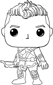 Cartoon characters from marvel disney tv shows cartoons. Funko Pop Hawkeye Funko Pop Chibi Coloring Pages Batman Coloring Pages