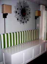 Furnish the entryway with one that has storage space same situation for the master suite—a storage bench at the foot of the bed corrals odds and ends. Diy Headboard Dining Room Budget Home Decor Furniture Upholstered Wall Panels