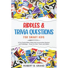 People love to test their knowledge so trivia question are fun for everyone. Buy Riddles Trivia Questions For Smart Kids A Fun Family Book Filled With Conversation Starters And Challenges Great For Kids Teens And Adults Paperback Large Print October 15 2021