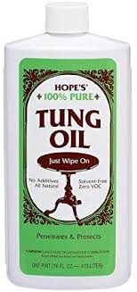 If there was another dye that could be mixed with tung oil, i would try it. Amazon Com Hope S 100 Pure Tung Oil Wood Finish For Furniture Floors All Natural Moisture Resistant Sealer One 16 Fl Oz Home Kitchen