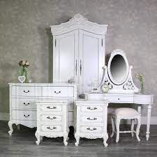 Check spelling or type a new query. Antique Cream Wardrobe Dressing Table Set Chest Of Drawers Pair Of Bedsides Limoges Range
