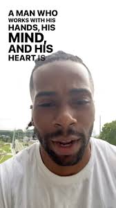 Quote: A man who works with his hands is a laborer, the man who works with  his hand and his mind is a crafts man, the man who works with his hands his  mind and his heart is a artist.