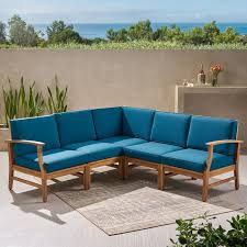 Teak outdoor furniture has natural oil within the wood which helps preserve the wood from rot and decay. Patio Lawn Garden Patio Furniture Cover Outdoor Sectional Furniture Cover Cover For Wicker Patio Sectional Couch Cover Table And Chair Covers Lounge Porch Sofa Cover Protective Waterproof Gray 126 L 64 W 29 H