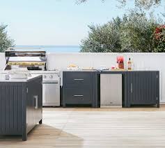 Indio Metal Outdoor Ultimate 3 Piece Outdoor Kitchen Set Slate In 2020 Outdoor Kitchen Outdoor Kitchen Island Modern Outdoor Kitchen