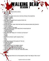 Get the answer right and you win a picture card, but get it wrong and the reader wins . Walking Dead Trivia Game Printable Season 1 Walking Dead Facts The Walking Dead Walking Dead Season