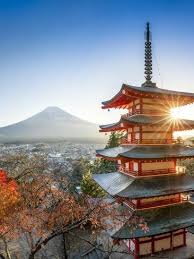 Chureito Pagoda With Mount Fuji During Autumn Season Fujiyoshida Yamanashi Prefecture Japan Photographic Print Jan Christopher Becke Art Com In 2021 Mount Fuji Pagoda Fuji