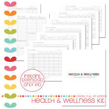 Health Wellness Kit Wellness Kit Health And Wellness Homemaking Binder