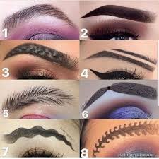 Ladies Which Of These Eyebrows Do You Prefer Http Ift Tt 2ev2s92 Eye Makeup Eyebrow Trends Artistry Makeup