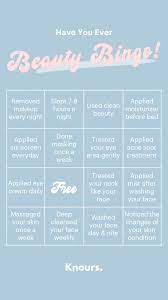 Knours Instagram Game Beauty Bingo