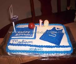 This is a 9×13 basketball cake. Coolest Basketball Cake Designs And Decorating Tips