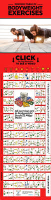Periodic Table Of Bodyweight Exercises Stack 52 In 2020 Bodyweight Workout Body Weight Exercise