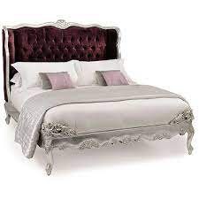 Cristal French Silver Leaf Button Bed Yatak Odasi Fikirleri Yatak Odasi Mobilya