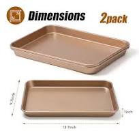Amazon.com: Biubumtu 2 Pack 14 X 10 Inches Quality Baking ...