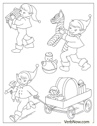 Download this adorable dog printable to delight your child. Free Elf Coloring Pages Book For Download Printable Pdf