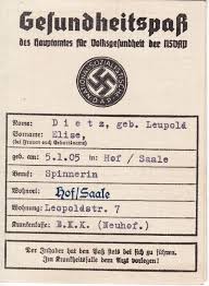 Ihr lernt über die teilnahme an den Ea Militaria Gesundheitspass Der Nsdap 1937
