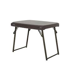 Lifetime 280488 Compact Folding Low Side Table For Camping Brown In 2020 Folding Table Lifetime Tables Folding Picnic Table