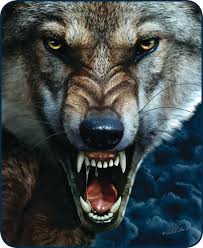 Queen Big Bad Wolf Scary Snarl Halloween Mink Faux Fur Blanket Warm Soft Full Ebay In 2020 Bad Wolf Scary Wolf Big Bad Wolf