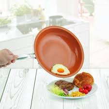 Supercharge Your Cooking By Replacing Your Traditional Frying Pan With Slippy The Best Frying Pan Made Ma Copper Frying Pan Cooking Kitchen Copper Cooking Pan