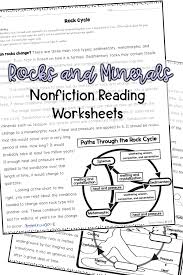 Rocks And Minerals Teach Your Students About Minerals Sedimentary Metamorphic And Igne Earth Science Activities Nonfiction Reading Activities Earth Science