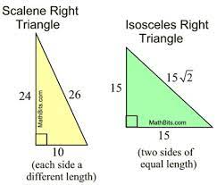 Facts About Right Triangles - Mathbitsnotebook (Jr)