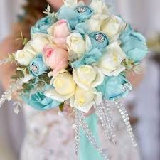 Check spelling or type a new query. Party Supplies Flower Bouquet Wedding Tiffany Blue Poshmark